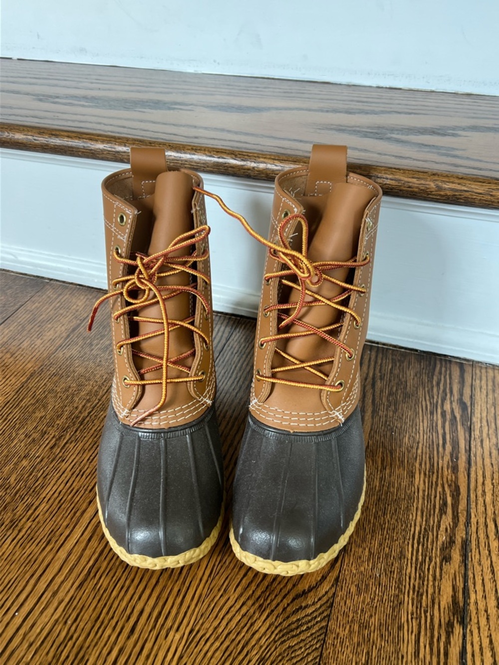 L.L. Bean Brown and Dark Brown Women's Winter Duck Boots